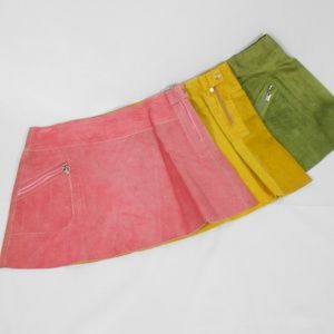 Women Leather mini skirts genuine Doma